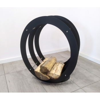 Stojak na drewno kominkowe OBRĘCZE